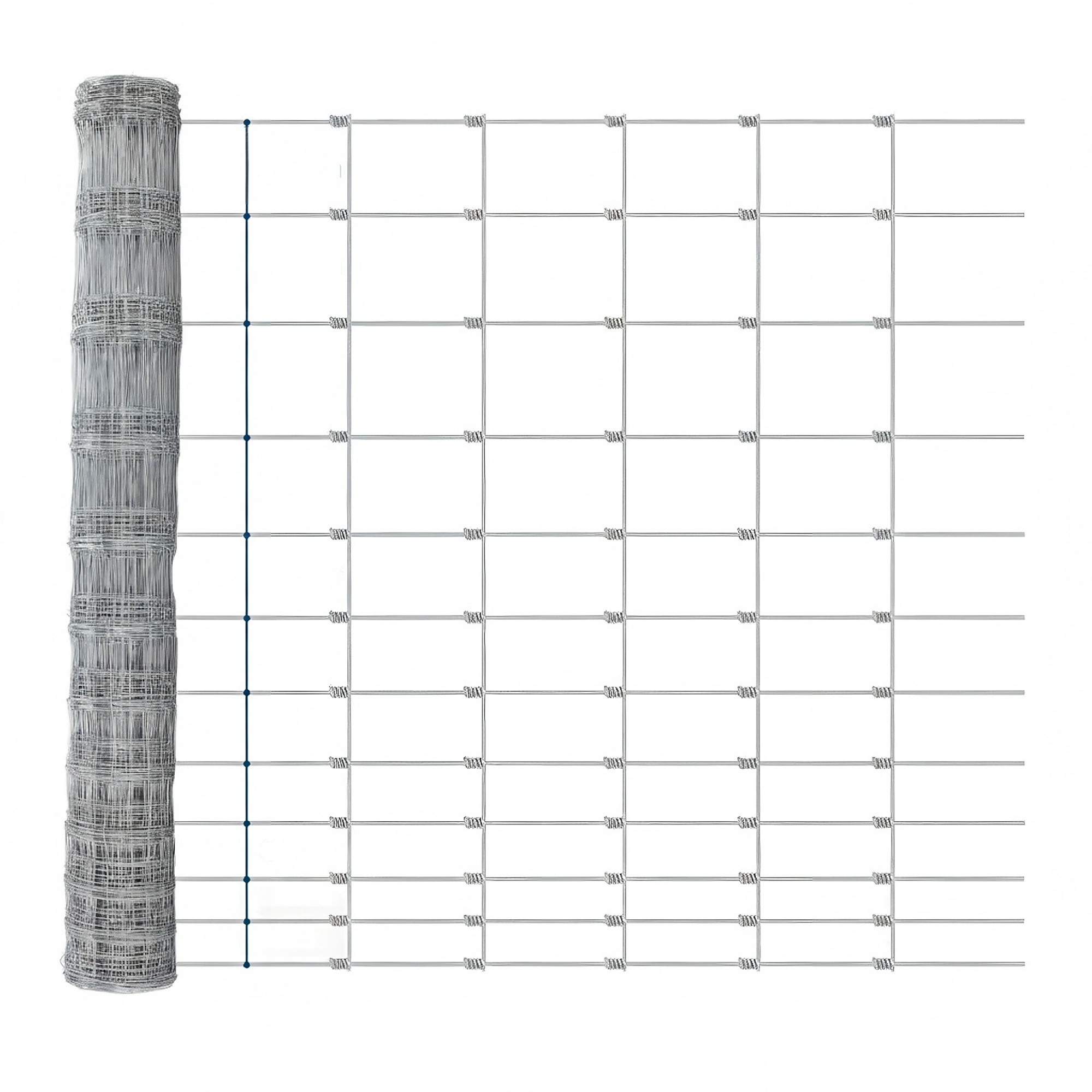 70 in. x 164 ft. 15-Gauge Heavy Hot-Dip Galvanized Poultry Fencing w/ High Corrosion Resistance, Expertly Woven
